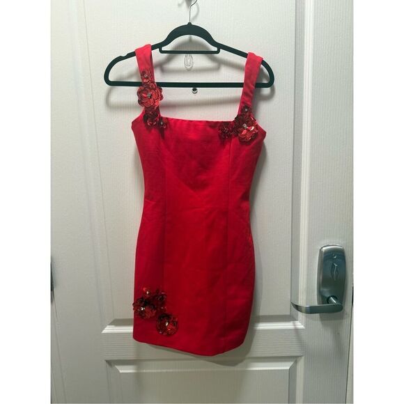 Elliatt Emma Eventwear Mini Dress In Red Eventwear Cocktail Date size M NWT - Picture 5 of 7